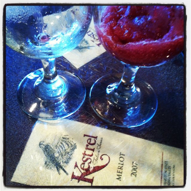 I love myself a wine slushy! 