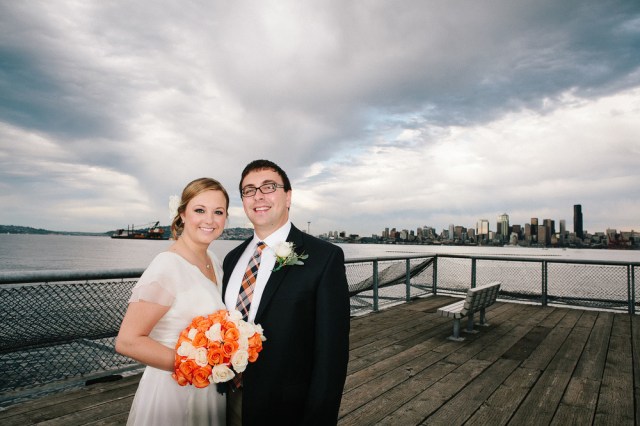 Seattle wedding photography on Alki