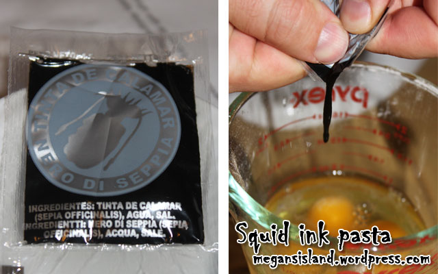 Spooky Halloween Pasta with squid ink | Megan's Island Blog