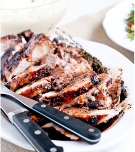 Pork tenderloin in the crock pot... delicious looking!!