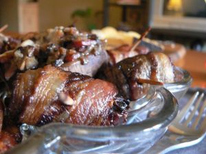 Bacon-wrapped dates? Yes please. 