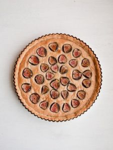Gluten-free fig frangipane tart 