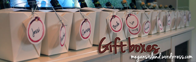 Wine tasting party favors | Megan's Island Blog