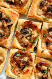 Caramelized Onion, Mushroom, Apple & Gruyere Bites 