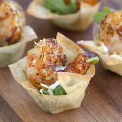 Shrimp lime cups