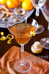 Holiday Spiced Manhattan 