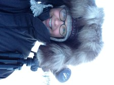 Dressing the part while eating "Alaskan"