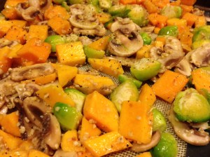 Roasted veggies, before