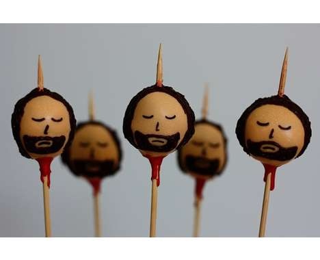 Anyone for a Ned Stark (Game of Thrones) head on a stick (cake ball)?! 