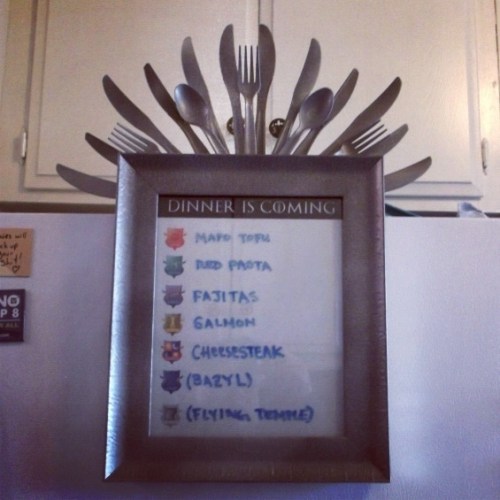 Perfect for a party, or a fridge: Game of Thrones inspired menu