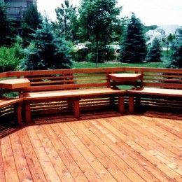 Or a bench that matches our front fence? 