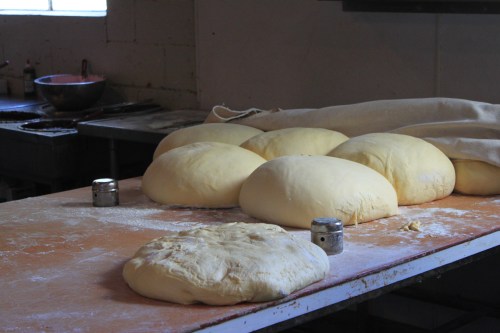 Yeast doughnut dough at Top Pot