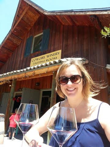 Me at Cowgirl Winery