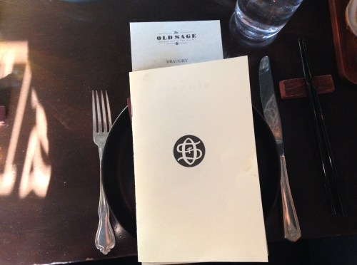 Dinner at the Old Sage