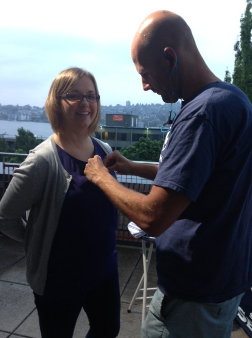 Watch out! Live microphone! Thanks, Walker.