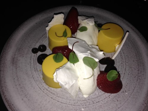 Various panna cottas 