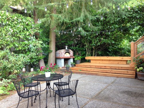 My happy place: Our backyard