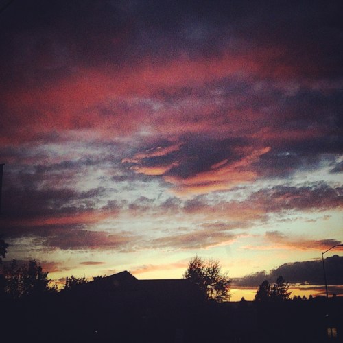 Sunset at Flathead Lake
