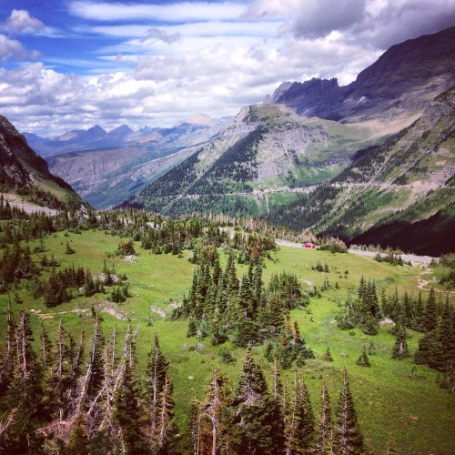 The view from above, Hidden Lake