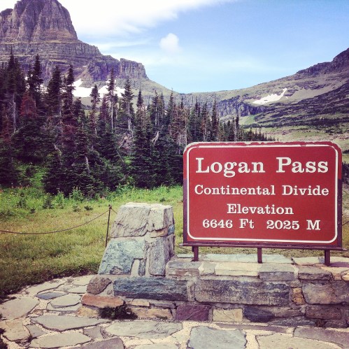 The hike at Logan Pass