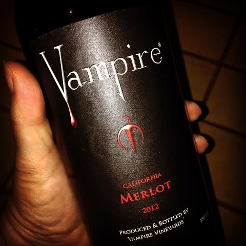 2012 Vampire Merlot wine