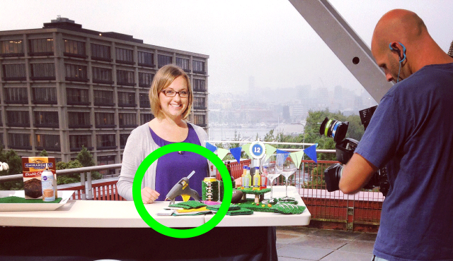 At least it made it on TV! 