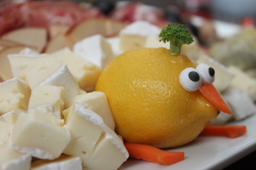 I used tacky glue to attach the head features this year. I'd recommend the super glue we used last year, but the tacky glue worked.