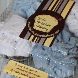 My Little Britches Bakery onesie cupcakes