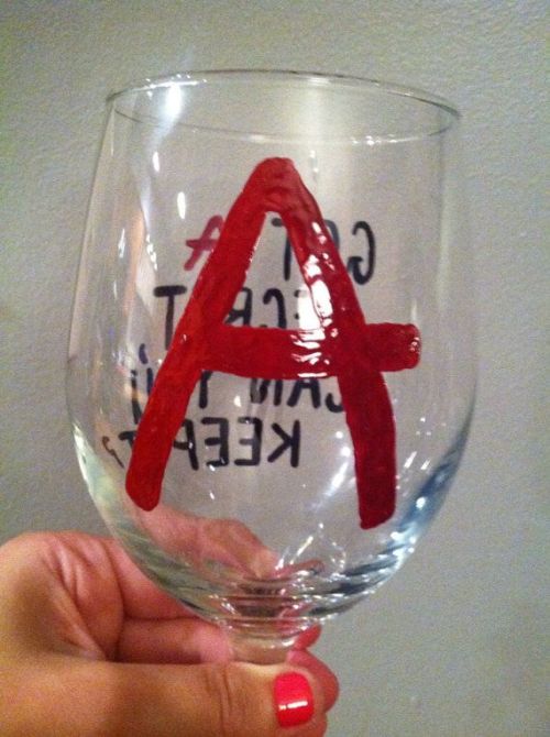 Maybe some homemade wine glasses are in order?! 