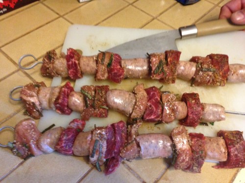 Meat, meat, meat! Don't get the meat sweats! 