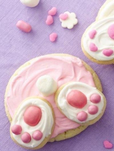 Bunny butt cookies&nbsp; 