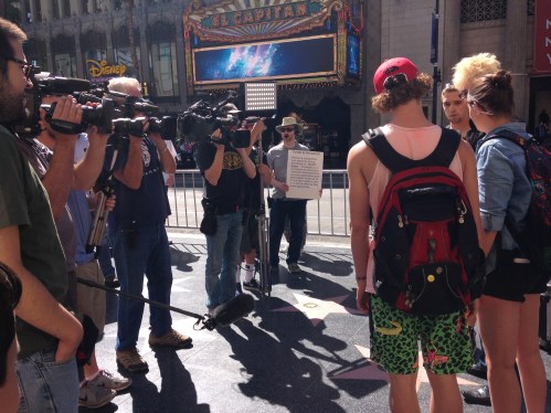 "Don't Blink" filming