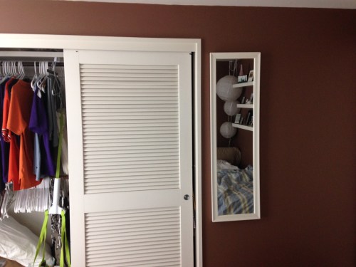Closet wall. Not much will change here except many of the clothes will change!