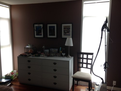 We're thinking crib on this wall! 