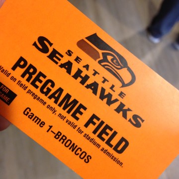 Pregame ON THE FIELD! 