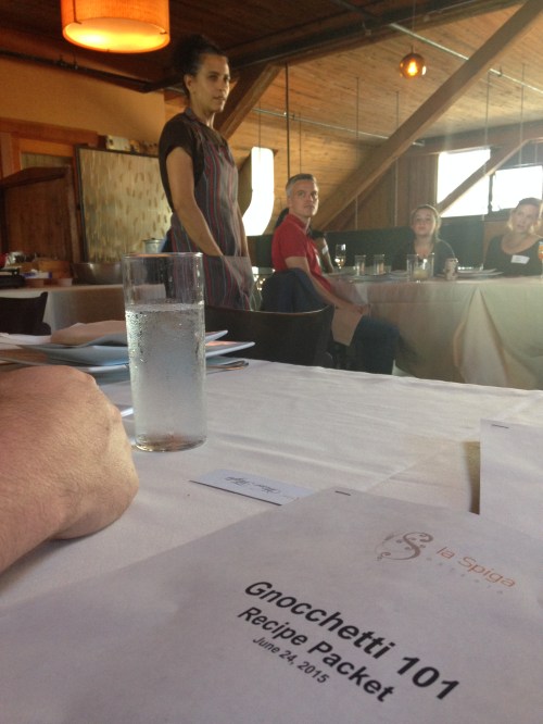 Gnocchetti 101 class at La Spiga