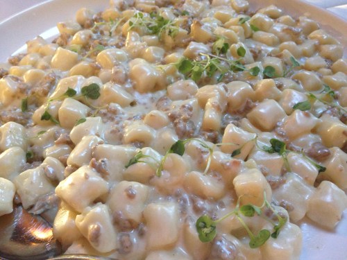 Second Course: Gnocchetti al Norcina 