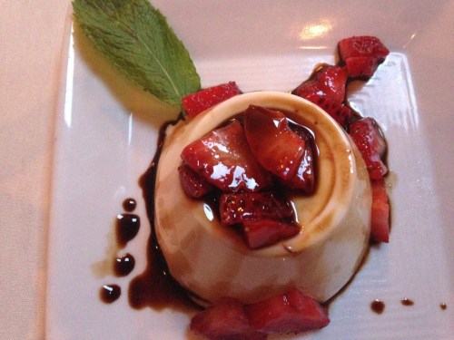 Third Course: Panna Cotta 