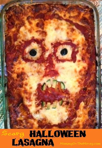 Scary lasagna!