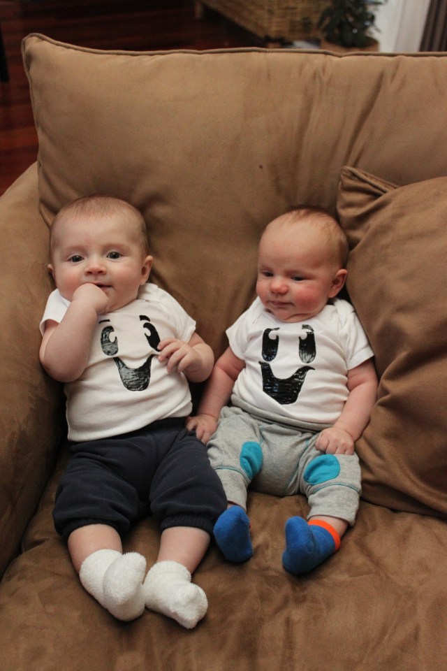 BFFs in their spooky outfits