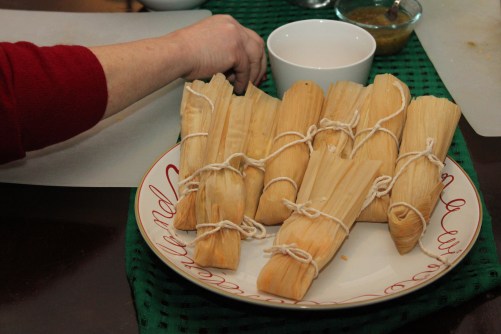 Wrap up the tamales