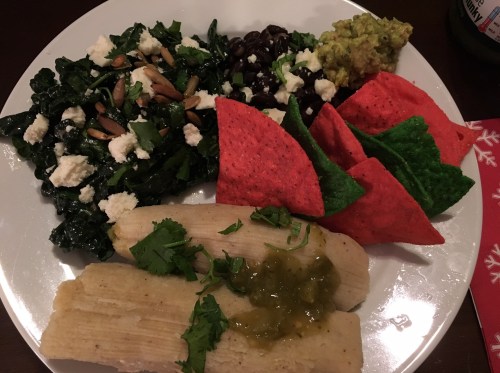 Christmas evening tamales