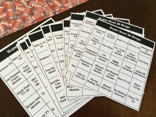 Super Bowl bingo was a big hit-- it combined commercials and the game. 