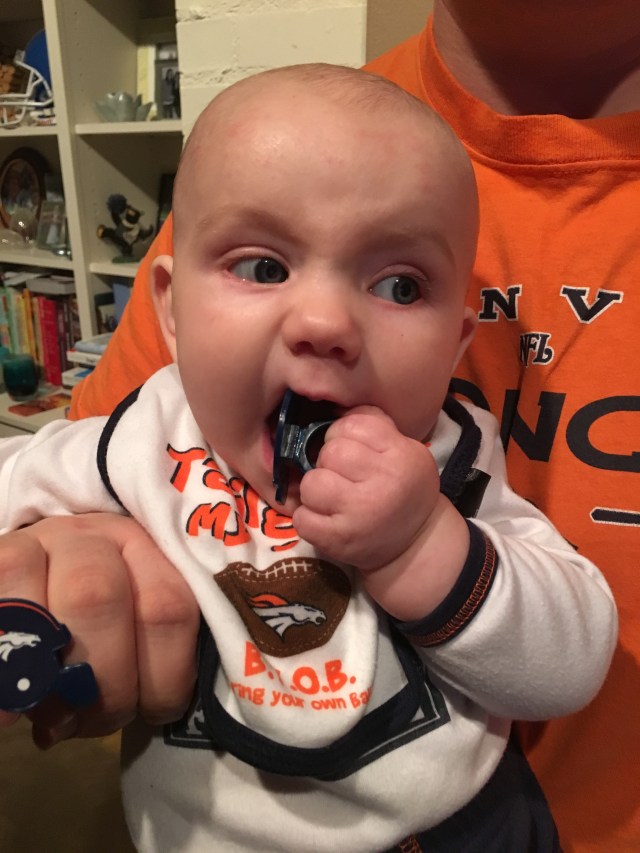 Michael's new super bowl ring. Tastes like VICTORY! 