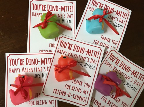 These valentines are DINO-riffic! 