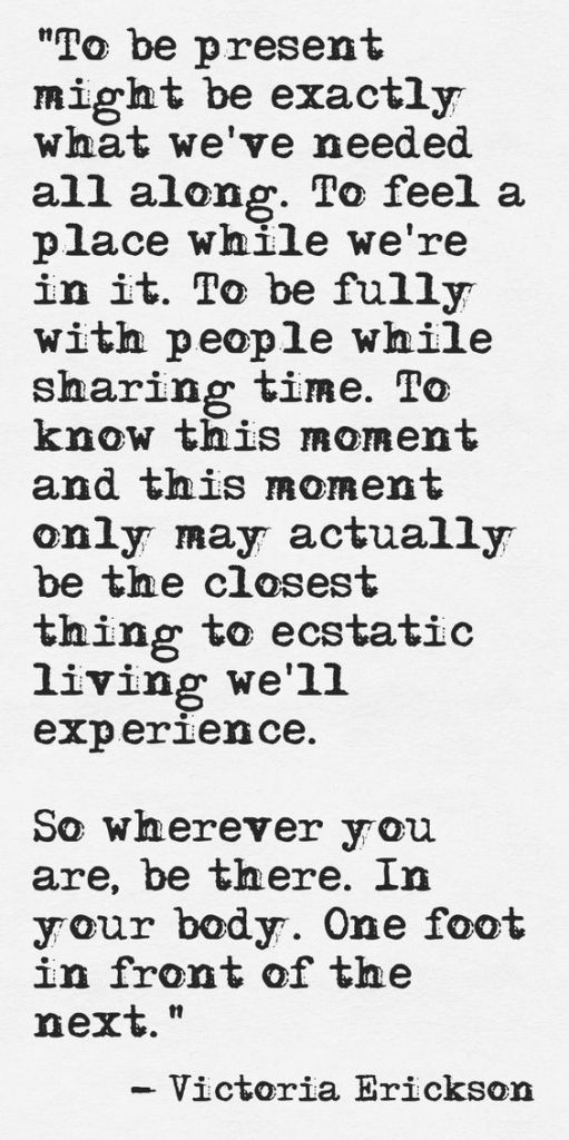My 2017 resolution: Be present.