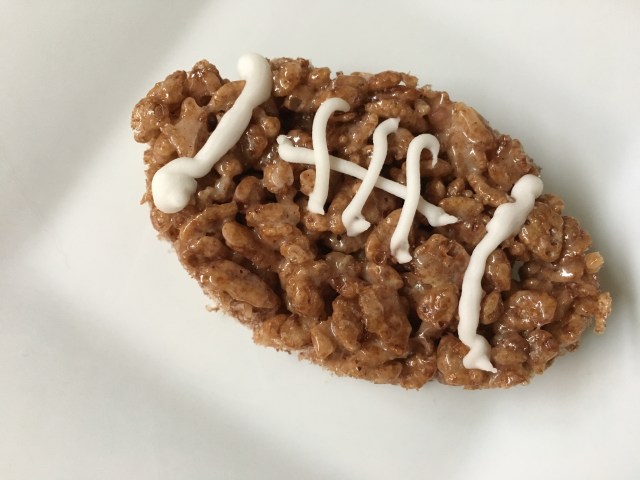 Cocoa Krispies football treats