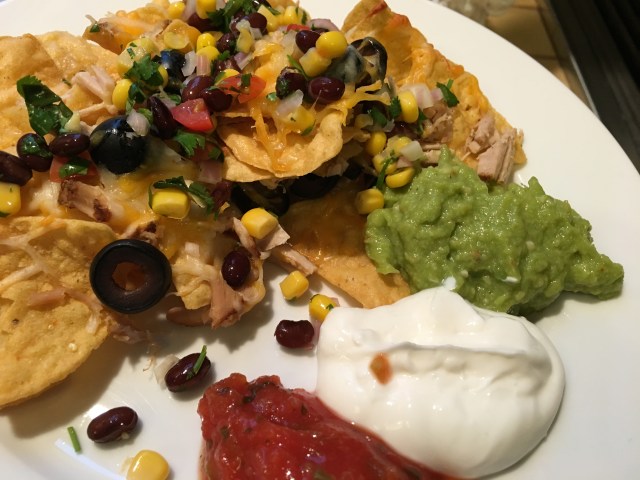 Our delicious SuperBowl nacho plate