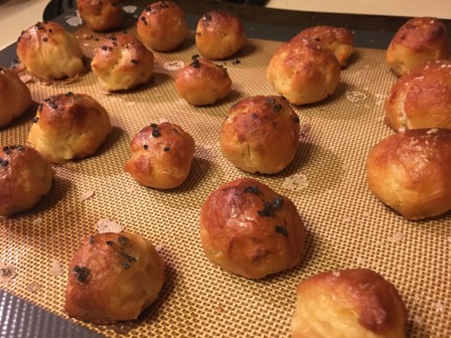 First-time, homemade pretzel bites