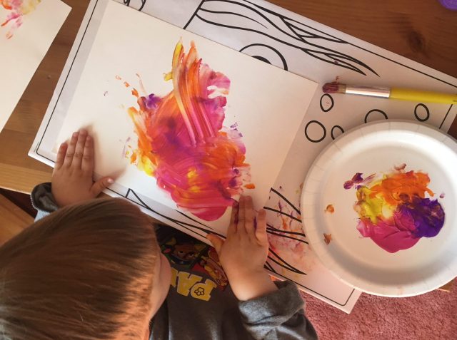 Handprint flowers | Mother's Day